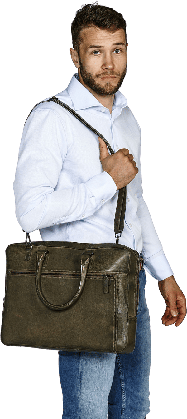 GR88 Tasker - Computer bag - Dark Olive - GR88-1062-ONESIZE-71-D
