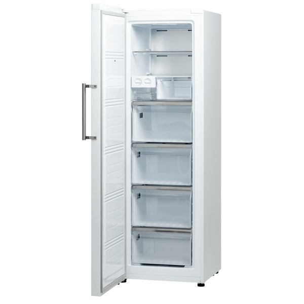 Scandomestic SFS 352 W - Fryser - Stående - bredde: 59,5 cm - dybde: 71,5 cm - høyde: 185,5 cm - 274 liter - hvit