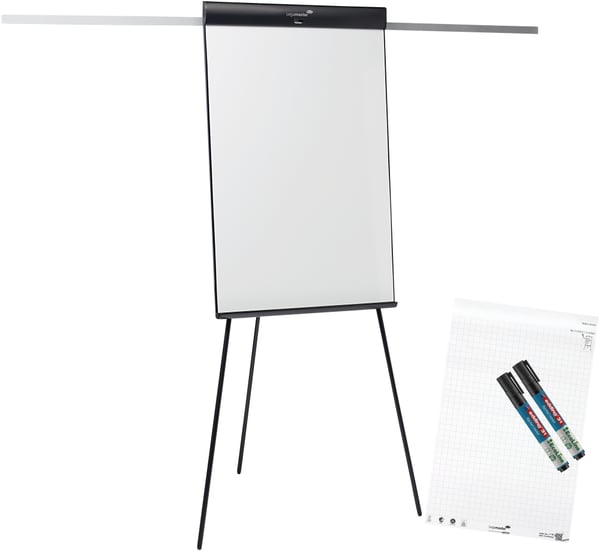 Legamaster SKETCH PRO mobile flipchart magnetisk - 3 ben - sammenklaplige