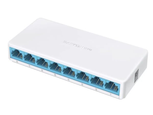 Mercusys MS108 - Switch - ikke-styrt - 8 x 10/100 - stasjonær