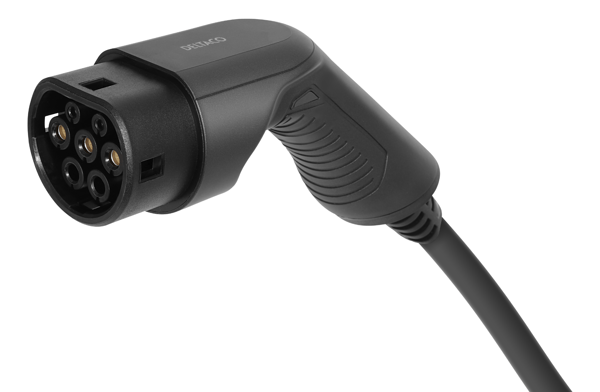 DELTACO e-Charge EV ladekabel type 2 plugg - 32A - Opptil 22 kW - 5 meter