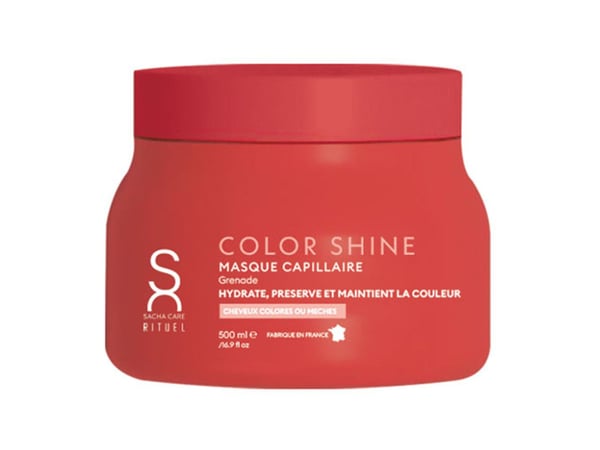 Sacha Juan Rituel Color Shine hårmask med granatäpple färgbeskydd och glans