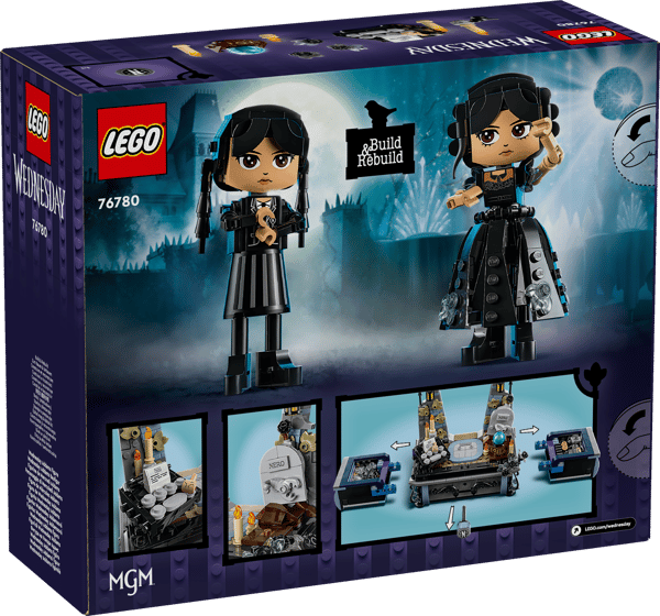 LEGO Wednesday 76780 Figur av Wednesday Addams