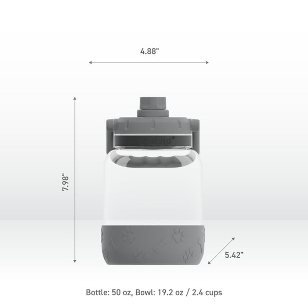 Asobu - The Barkely  Bowl Bottle 1500ml/50oz - Grey