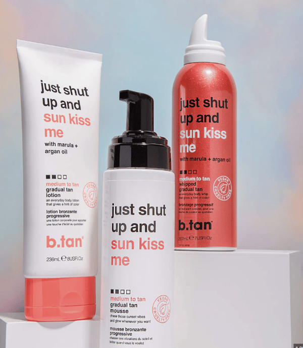 b.tan whipped cream just shut up & sunkiss me… medium til tan 207 ml