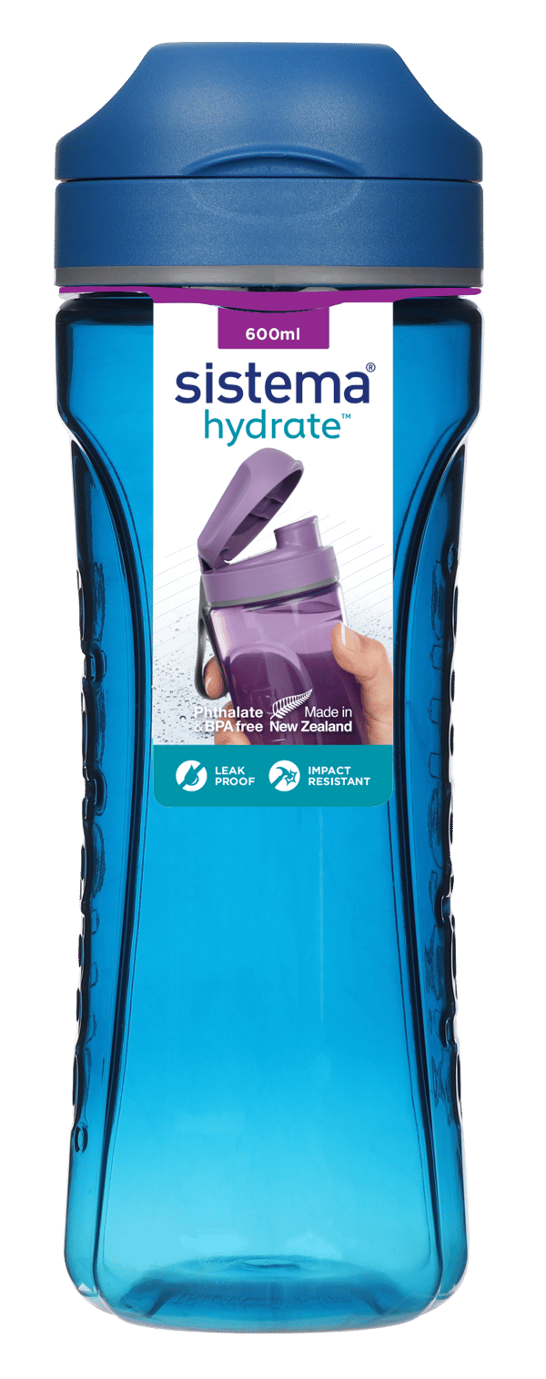 Sistema - Tritan Swift Bottle 600ml - Ocean blue