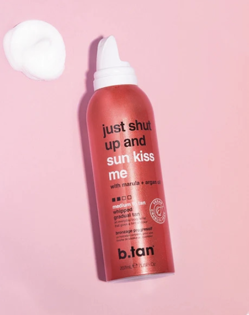 b.tan whipped cream just shut up & sunkiss me… medium til tan 207 ml