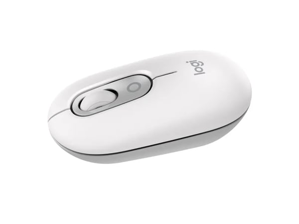 Logitech 910-007411, Molempikätinen, Optinen, Bluetooth, Valkoinen