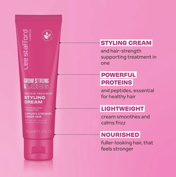 Lee Stafford Grow Strong & Long proteinbehandling stylingkrem