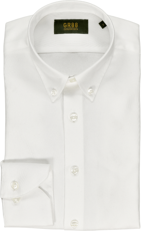 Oxford button down-skjorte
