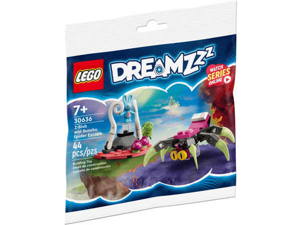 LEGO Dreamzzz - Z-Blobs ja Bunchus pakenevat hämähäkiltä