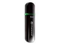 Transcend JetFlash 600, 16 GB, USB A-tyyppi, 2.0, 32 MB/s, Suojus, Musta