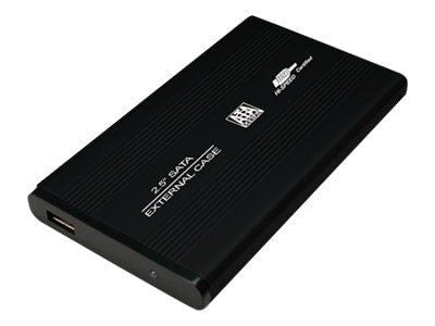 LogiLink Enclosure 2,5" S-ATA HDD USB 2.0 Alu - Lagringspakning - 2,5" - SATA 1.5Gb/s - USB 2.0 - sortering