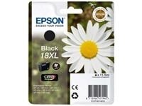 Epson 18XL - 11.5 ml - XL - svart - original - blære med RF-alarm - blekkpatron - for Expression Home XP-212, 215, 225, 312, 315, 322, 325, 412, 41...