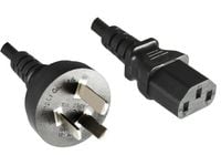 Microconnect PE150418, 1,8 m, Virtapistoke tyyppi I, C13 liitin, H05VV-F, 220 V, 10 A