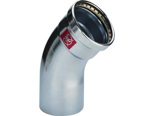 Viega Prestabo XL bøjning 45° 88,9 Stål/Forzinket, 597702