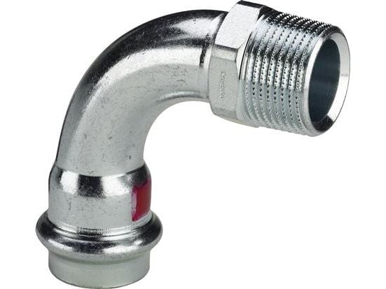 VIEGA Prestabo bøjning 1¼"x35mm 90 grader af ulegeret stål Muffe/nippel, SC-contur