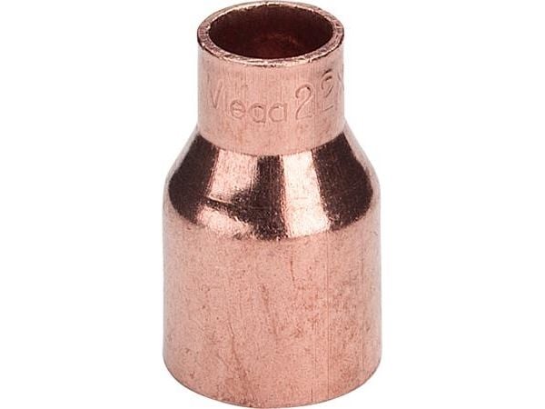 Viega reduktion nippel/muffe 22a x 15 mm kobber