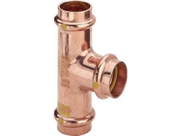VIEGA Profipress G tee 22 mmaf kobbermed SC-Contur