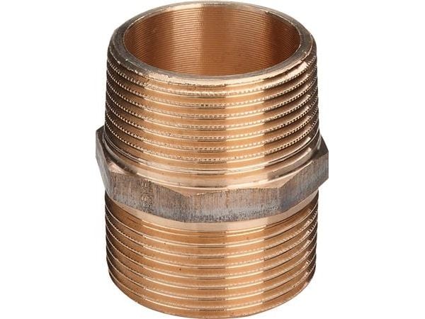 Viega brystnippel 1/2" rødgods