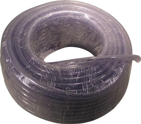SØRENSEN &amp; KOFOED 3/4" suulakepuristettu kirkas PVC-letku, jossa on polyesteritekstiili - (50 metriä)
