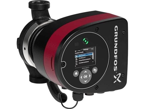 GRUNDFOS Cirkulationspumpe MAGNA3 25-40 180 byggelængde 180 mm 1x230V PN6/10 RG 1 1/2"
