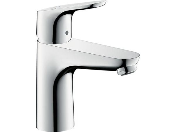 HANSGrohe Focus 100 etgreb håndvaskarmatur med bundventil med løft-op stang