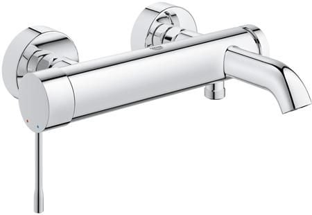 GROHE Essence, Badekar og dusj, Kran-håndtak, Metall, 1/2", Kromfarget