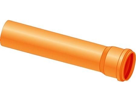 PVC-viemäriputki 160x2000mm SN4 - monikerrosputki, EN13476-2. Ostendorf