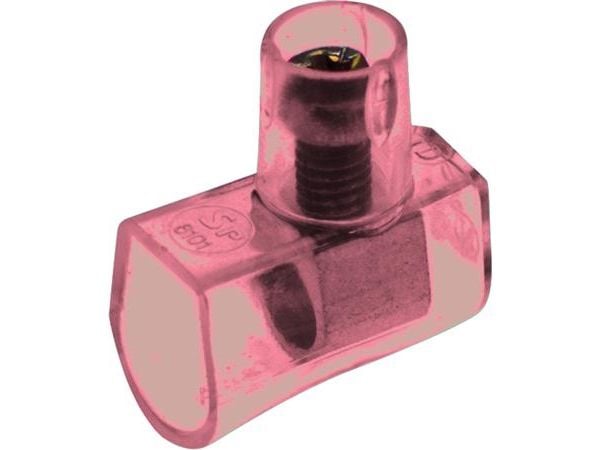 Liitosholkki2,5/4 mm² ristisyvennykselläPolyamidi, punainen halogeeniton - (100 kpl.)