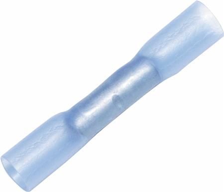 Krympskarvmuff blå från 1,04 mm² till 2,63 mm², kan användas för klass 5-kabel (100 st.)