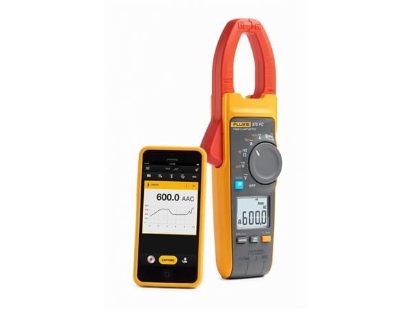 Fluke 375 FC, LCD, Batteri, AA, 1,5 V, 85 mm, 249 mm