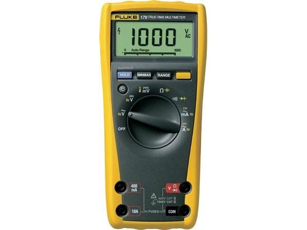 Fluke 179 True RMS, 9V, 9 V, 90 mm, 43 mm, 185 mm, 420 g