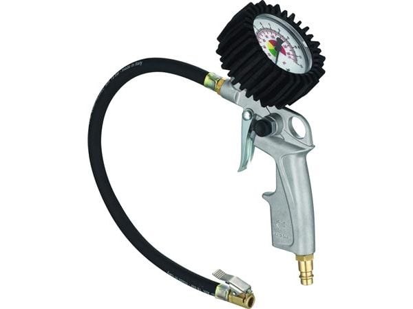 FLOWCONCEPT Pumpepistol til bil, traktor m.m. Med Ø63mm manometer 0-12bar ¼" indvendig tilslutning