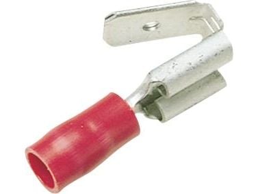 ELPRESS Eristetty läpivientiholkki A1507FLSH, 0,5-1,5mm², 6,3x0,8 - (100 kpl)
