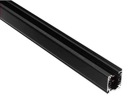 Global XTS 4200-2 pro skinne 230V, 3-faset, længde 2 meter, sort.