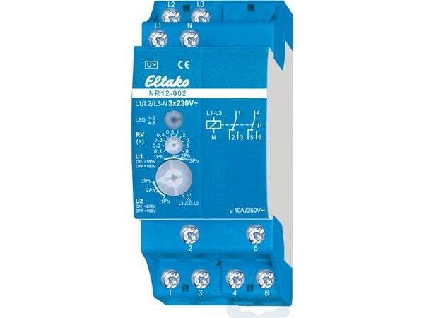 Eltako NR12-002-3X230V, 10 A, Blå
