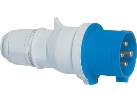 BALS CEE StikpropH9 230V AC 16A 4 polet, blåmultigrip kabelaflastning, Quick Connect®IP44 polyamidi BALS CEE StikpropH9 230V AC 16A 4 polet, blåmultigrip kabelaflastning, Quick Connect®IP44 polyamidi