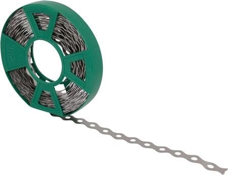 WALRAVEN Ruostumattomasta teräksestä valmistettu rei'itetty nauha 17x0,8mm, jossa on jatkuva rei'itys Ø 7mm (ilman rei'itystä saatavana pyynnöstä) ...