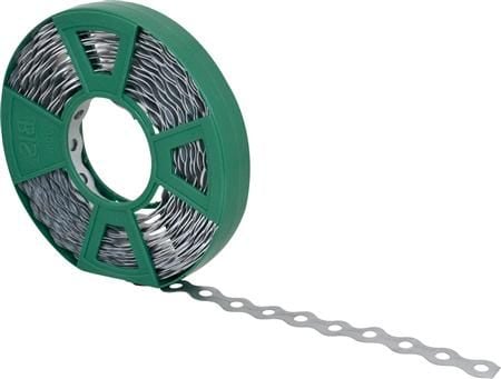 WALRAVEN Sinkitty aaltopahvin muotoinen ontto nauha 12x0,8mm jatkuvalla Ø 5mm rei'ityksellä (ilman rei'itystä saatavana pyynnöstä) 10m rulla - (10 ...