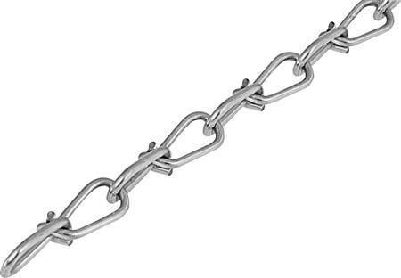 WALRAVEN Victor kæde 5x28x2mm DIN5686 El-forzinket stål - (30 meter)