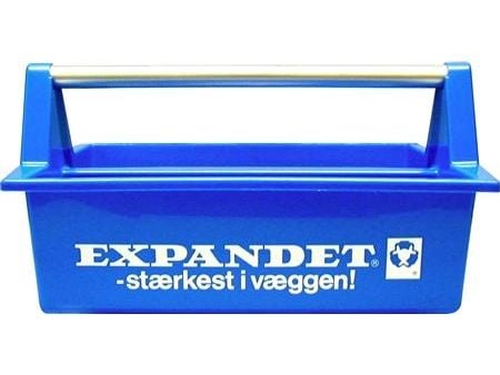 EXPANDET Værktøjskasse åbenmed bærehåndtag i midten