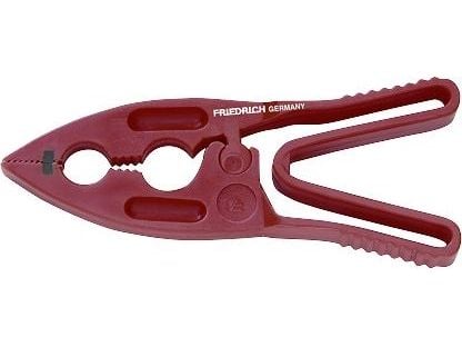 FRIEDRICH plattklämma LAUS för gummiskydd, längd 140 mm