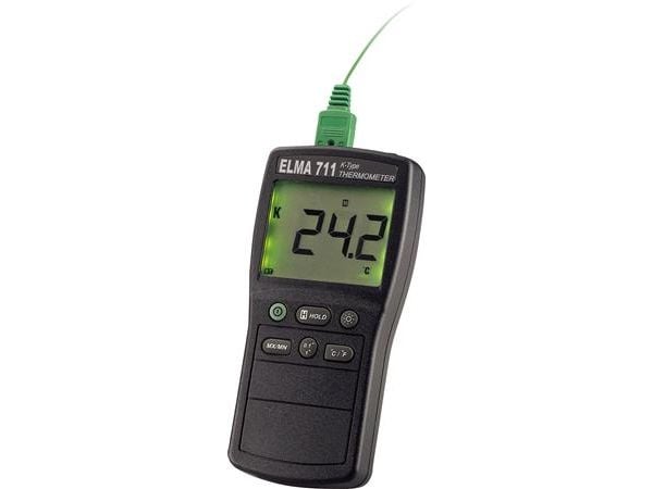 ELMA INSTRUMENTS Digitalt termometer 711 til måling av temperaturer i hele industrisektorern.