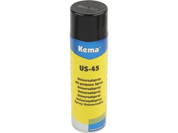 Universalspray 500 ml US-45 - Eksklusiv afgift. UN 1950 Arosoler, Brandfarlige 2.1.