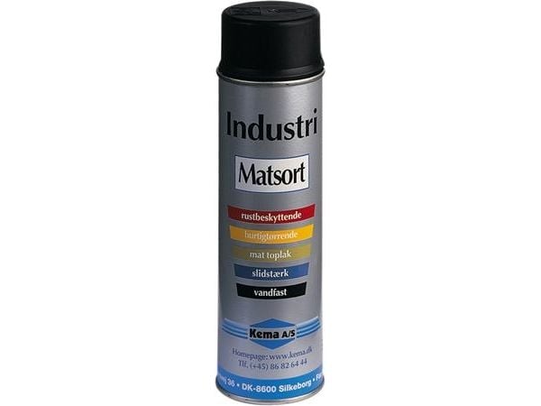 Sprayfärg kema matt svart 500 ml Sprayfärg kema matt svart 500 ml