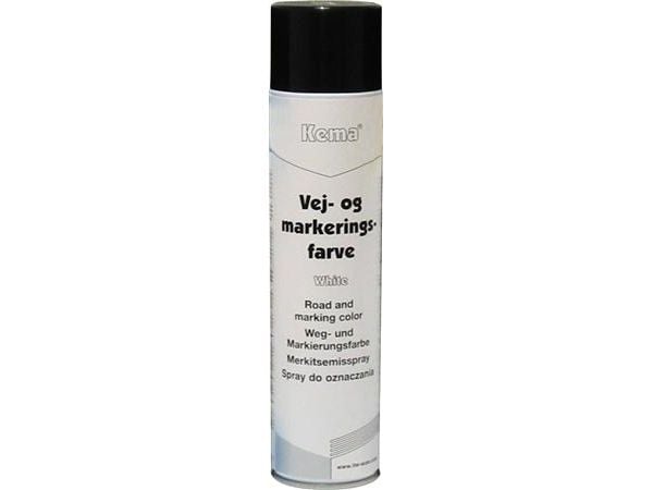 ITW Tie- ja merkintämaali valkoinen 600ml spray. Teiden, pakkausten, työkalujen, putkien, liitosten, lattioiden ja kaikkien paikkojen merkitsemiseen