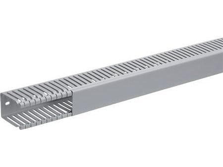 Hager BA68006007030B, Kabelränna, Grå, PVC, V0, 67 mm, 2000 mm