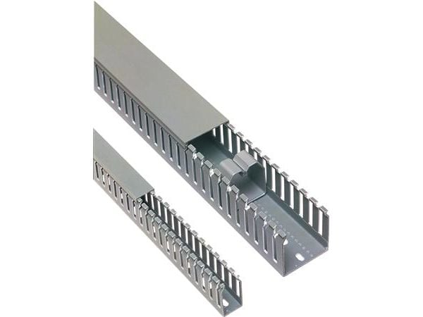 HAGER Ledningskanal opslidsetHxB : 50x20mm slids 6mmKunststof, grå RAL 7030 - (2 meter)