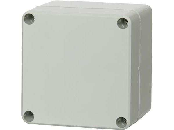 FIBOX Montageboks Polycarbonat 80 x 82 x 65 mm med gråt dæksel IP 66 og IP 67 Euronord series